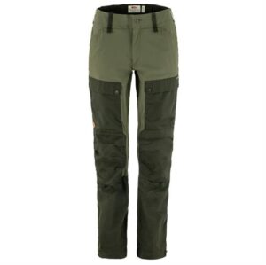 Fjällräven Keb Trousers Curved Womens, Deep Forest / Laurel Green